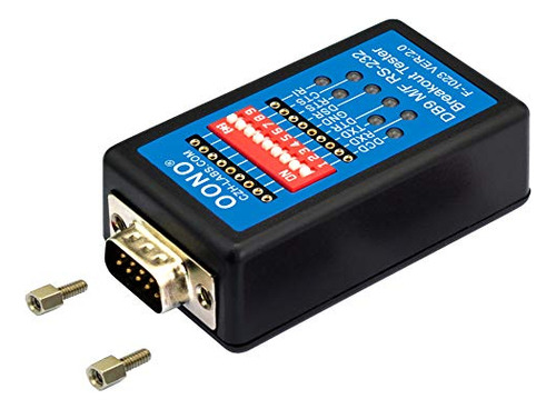 Probador Rs232 Con Monitor Led, Módulo De Ruptura Db9 Macho