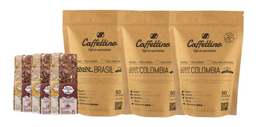 Imagen 1 de 1 de Kit Recarga - 150 Usos Para Nespresso + Barras Crocantes