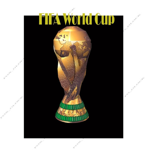 Fifa World Cup Papercrfaft 25 Cm Aproxi