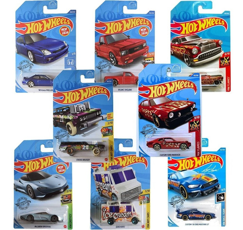 Hot Wheels Original Pack X8 Autos Individual Surtidos Mattel