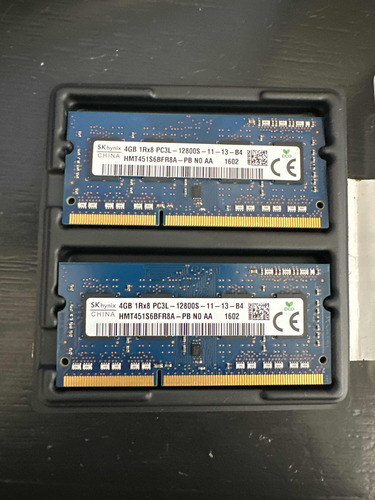 Memoria Ram Hynix 8gb 2x4gb Pc3l 12800s Regalo  Samsung 2gb