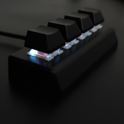 Teclado Programável De 4 Teclas Red Switch Ctrl C V Enter Me