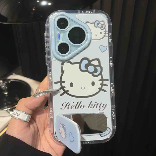 Fundas Para iPhone, Estilo Coreano 16, Bonito Espejo De Hello Kitty 15