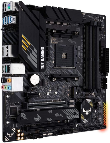 Imagem 6 de 10 de Placa Mãe Asus Tuf Gaming B550m-plus, Chipset B550, Amd Am4