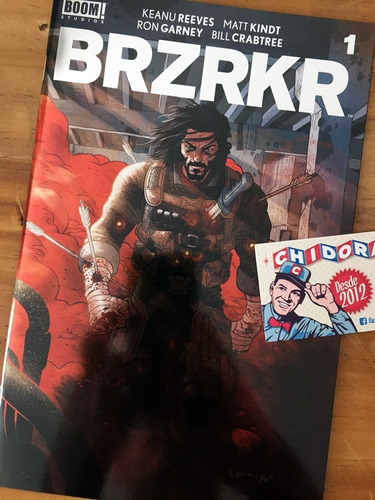 Comic - Brzrkr Berzerker #1 Keanu Reeves  Cover C Foil