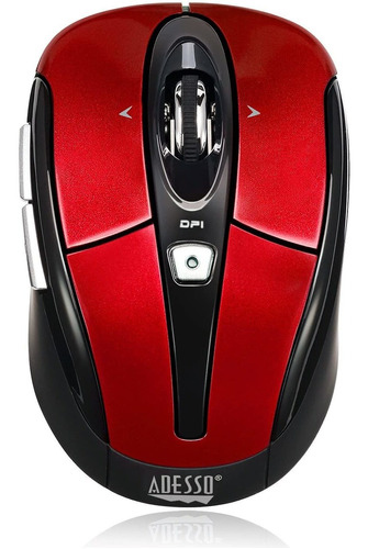 Adesso Imouses60r Rojo Mini Mouse Optico Inalambrico De 2,