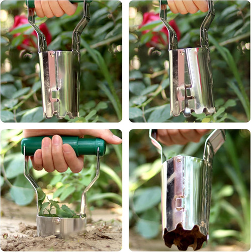 Plantadora Automatica Bulbos Jardin Tierra Jardineria X Uni
