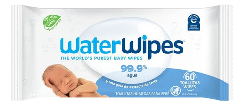 Toallas Húmedas Waterwipes 3 Paquetes X 60 Und