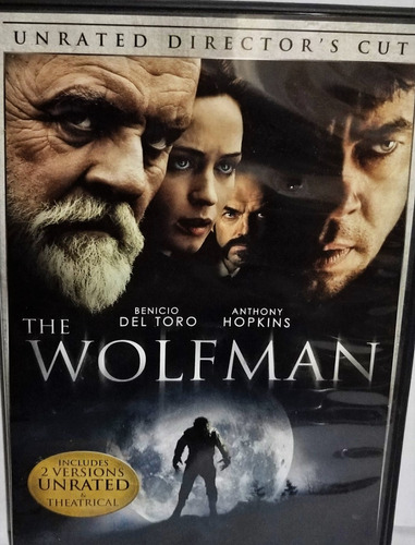 The Wolfman Import Unrated Directors Cut Anthony Hopkins