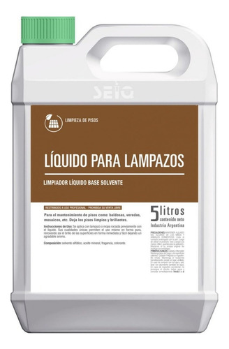 Liquido Para Lampazo/ Mopa 5 Lts Seiq