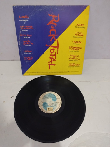 Lp Disco Vinil Rock - Coletanea Rock Total Estandar (Usado)