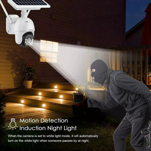 Imagen 10 de 10 de Pack X2 Camara Solar Exterior Ptz Wifi Full Hd Vigilancia