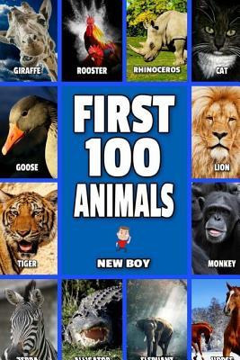 Libro First 100 Animals : Full Color Animal Book - New Boy