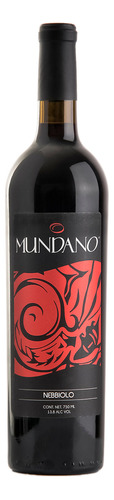 Vino Tinto Mundano Nebbiolo 750 Ml