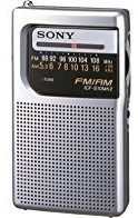 Radio De Bolsillo Am /fm Sony Icf-s10mk2, Plateada
