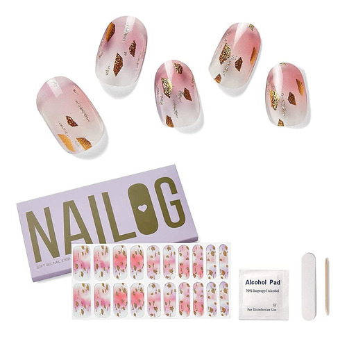 Nail Art De Gel Semicuradas 20 Calcomanía Uñas Extralargas