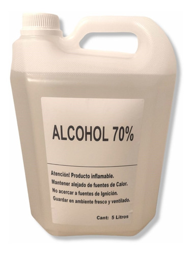 Alcohol Liquido 70% X 5l