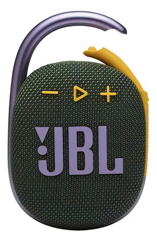 Bocina JBL Clip 4 JBLCLIP4 portátil con bluetooth waterproof green 