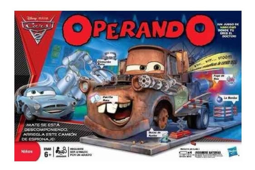 Juego De Mesa Operando Cars2 Original Marca Hasbro Mercado Libre