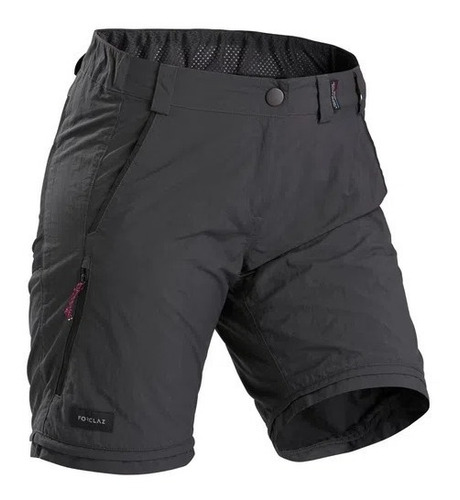 Calça Bermuda Feminina Ripstop Trekking Trilha 100 Quechua