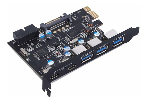 Pci-e A Type C (2) Type A (3) Usb 3.0 5-port Pci Express Exp