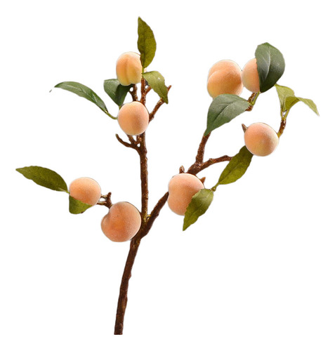 (y) Galhos De Pessegueiro, Frutas Artificiais, Decorações Re