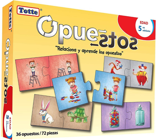 Juego Didáctico De Los Opuestos Aprendizaje Divertido