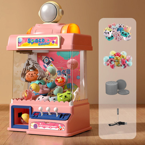 Máquina De Garra Eléctrica, Juguete, Novedad, Regalos Rosa