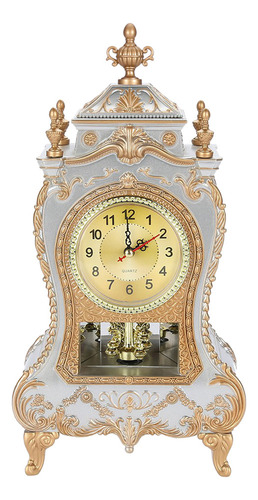 Qw Reloj De Mesa Vintage De Plástico, Estilo Antiguo,