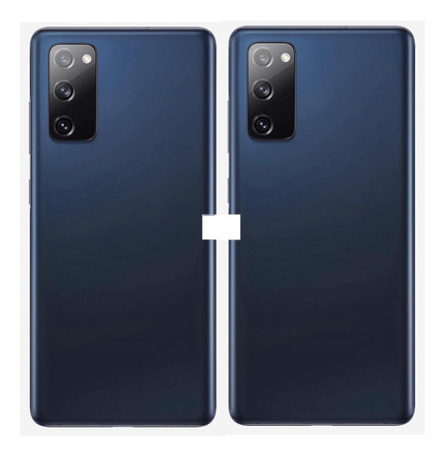 Tapa Trasera Posterior Para Samsung S20 Fe Azul Genérico