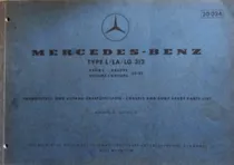 Comprar Manual Catálogo Master De Despiece: M. Benz L\u002Fla\u002FLG 312