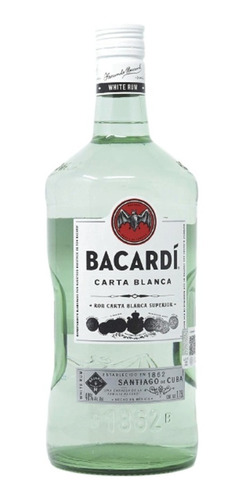 Ron Bacardi Carta Blanca 40% Alc 1.75l