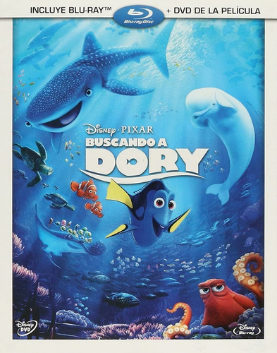 Buscando A Dory | Blu Ray + Dvd Disney Película