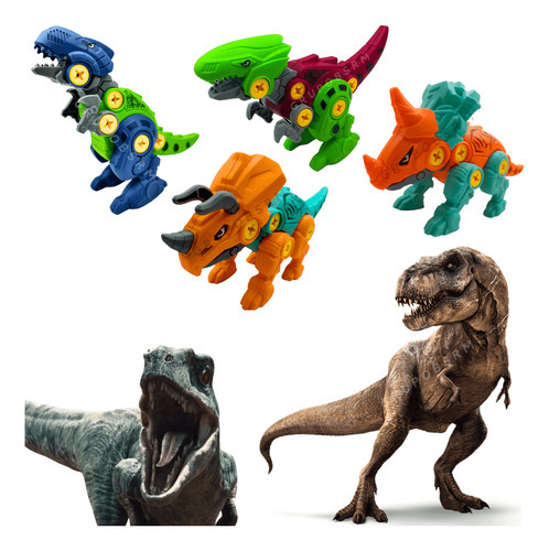 Dinossauros Monta E Desmonta Educativo Dinos Brinquedo Bebe