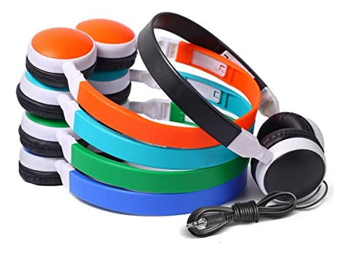 Auriculares Keewonda Bulk Para Niños, Escuela Y Aula, Paquet