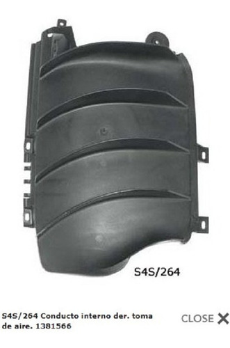 Deflector De Aire Cabina Der Para Scania Serie 4 114 124