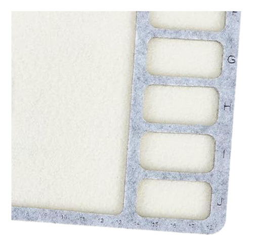 Tapete De Miçangas Com Grades, Ferramenta De 20cmx15cm