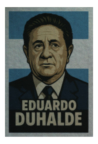 Parche Felpa De Coleccion 10cm Eduardo Duhalde Modelo 01 Historia Y Politica Internacional Eduardo Duhalde Modelo 01