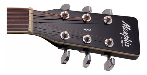 Violão eletroacústica Tagima Memphis MD 18 para destros tabbaco burst madeira técnica satin