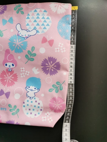 Bolsa Tipo Tote De Sanrio Hello Kitty, My Melody Cinnamoroll Color Rosa