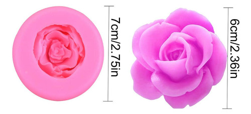Molde De Fondant De Flores Moldes De Cubitos De Hielo En De