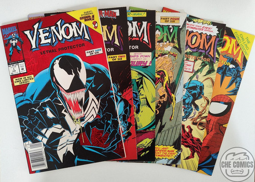 Venom Lethal Protector #1 Al #6 (1993) - Comic Inglés