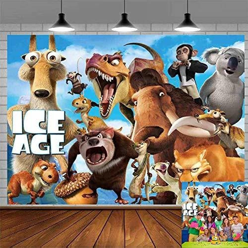 Er Era Hielo Telon Fondo Pelicula Pancarta Fiesta Papel