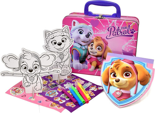 La Caja De Latas Para Colorear Y Actividades De La Patrulla