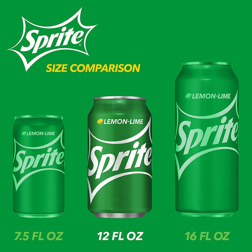 Sprite, Refresco De Lima Limón, 12 Oz (paquete De 12)