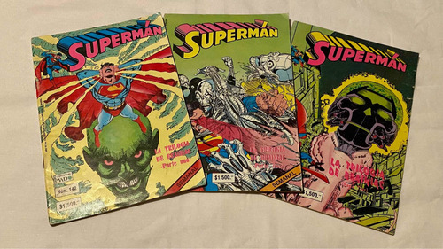 Cómic Trilogía De Brainiac, Editorial Vid, 1992 (Usado)