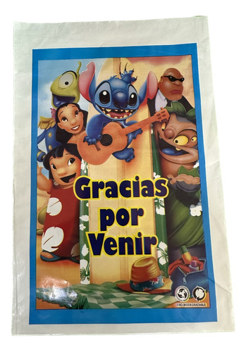 Dulceros Bolsas Lilo & Stitch Fiesta Cumpleaños 25 Pzas