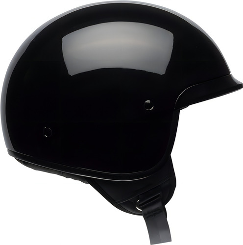 Capacete Bell Scout Air Preto Brilho Com Viseira Fumê Adi