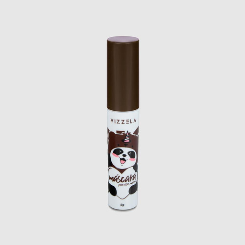 Máscara De Cílios Big No Panda Brown Vizzela Cor Marrom