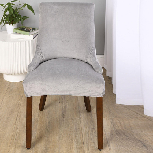 2x Comedor Comedor Wingback Silla Cubierta Funda Funda